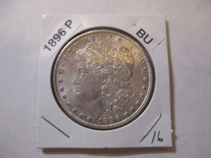 lot 16 image: 1896-P Morgan Silver Dollar - Excellent Condition