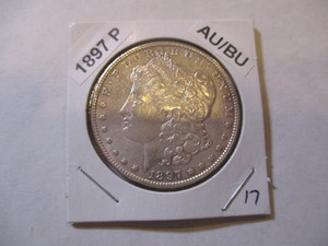 lot 17 image: 1897-P Morgan Silver Dollar - Excellent Condition