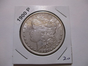 lot 20 image: 1900-P Morgan Silver Dollar
