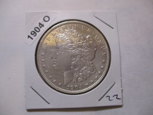 lot 22 image: 1904-O Morgan Silver Dollar