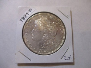 lot 24 image: 1921-P Morgan Silver Dollar