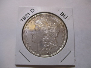 lot 32 image: 1921-D Morgan Silver Dollar - Excellent Condition
