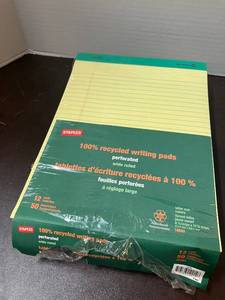 lot 148 image: Yellow Writing Pads