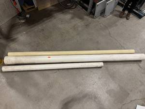 lot 12 image: Lot of 3 PVC Pipes (572473) All at Difference Lengths and Circumference