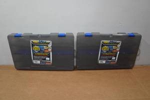 lot 19 image: 2 Flambeau Zerust Max Series Tackle Boxes