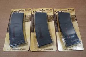 lot 91 image: 3 MFT 30 Round AR Magazines with Window - .2235.56.300 AAC