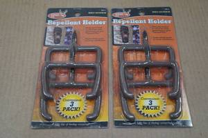 lot 126 image: 2 3-Packs Repellant Holders