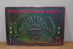 lot 174 image: Novelty Metal Sign - Winchester