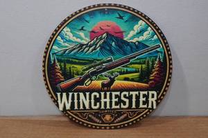 lot 177 image: Novelty Metal Sign - Winchester