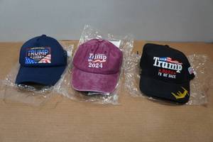 lot 178 image: 3 Trump Hats