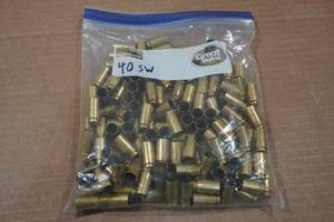 lot 284 image: Empty .40 Cal Casings