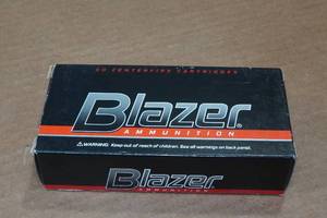lot 291 image: 50 CCI Blazer 10mm Auto 200 Gr FMJ Aluminum Case Ammo