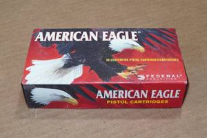 lot 292 image: 50 American Eagle 10mm Auto 180 Gr FMJ Ammo