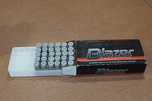 lot 302 image: 30 CCI Blazer .45 Auto 230 Gr FMJ Aluminum Case Ammo