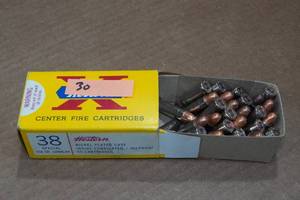 lot 315 image: 30 Western .38 Special 158 Gr Lubaloy FMJ Ammo