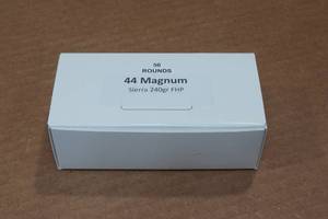 lot 322 image: 50 .44 Magnum 240 Gr Sierra FHP Ammo