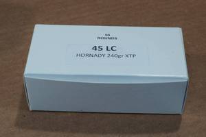 lot 326 image: 50 .45 LC 240 Gr Hornady XTP Ammo