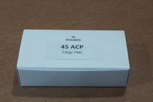 lot 329 image: 50 .45 ACP 230 Gr FMJ Ammo