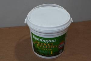lot 355 image: 1400 Remington Golden Bullet .22 LR Plated RN Ammo - Bucket O Bullets