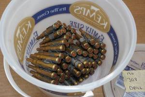 lot 356 image: Belt of .308 Win Blanks