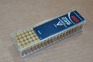 lot 360 image: 100 CCI Mini Mag .22 LR 36 Gr Plated HP Ammo