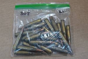 lot 372 image: 21 .308 Win SP Ammo