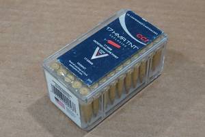 lot 385 image: 50 CCI .17 HMR TNT 17 Gr JHP Ammo