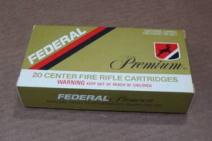 lot 391 image: 20 Federal Premium 7mm Rem Mag 150 Gr BT SP Ammo