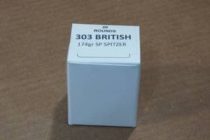lot 409 image: 20 .303 British 174 Gr SP Spitzer Ammo