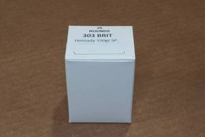 lot 412 image: 20 .303 British 150 Gr Hornady SP Ammo