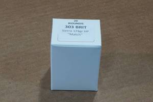 lot 416 image: 20 .303 British 174 Gr Sierra HP Match Ammo