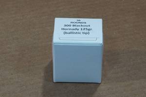 lot 431 image: 30 .300 Blackout 125 Gr Hornady Ballistic Tip Ammo
