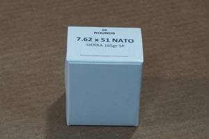 lot 442 image: 20 7.62 x 51 NATO (.308 Win) 165 Gr Sierra SP Ammo