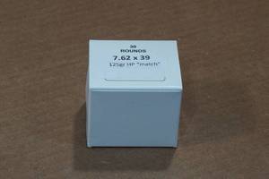 lot 445 image: 30 7.62 x 39mm 125 Gr HP Match Ammo