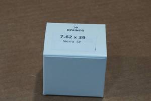 lot 447 image: 30 7.62 x 39mm Sierra SP Ammo