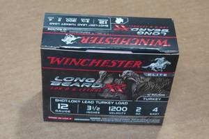 lot 459 image: 10 Winchester Long Beard 12 Gauge 3-12 4 Shot Turkey Shotshells