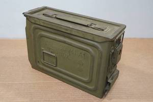 lot 461 image: Metal Ammo Can