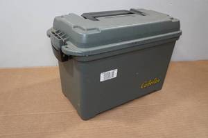 lot 462 image: Cabelas Plastic Ammo Box