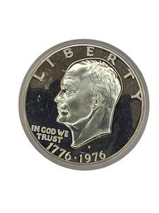 1976 Bicentennial Eisenhower Dollar (Silver) - Deep Cameo (Proof)