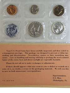 1962 Silver Proof Set 5 coins