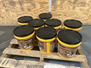 lot 3 image: QUIKRETE Lot of 8 Buckets of- 20 lb. Anchoring Cement