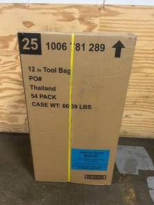 Case of 54- 12" Tool Bags