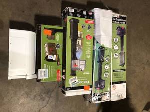 lot 16 image: Lot of Assorted Mailboxes and Posts Various Models and Conditions  Customer Returns See Pictures