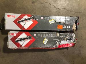 lot 54 image: Lot of Assorted Tile Cutters Various Models and Conditions   Customer Returns See Pictures