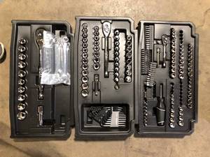 lot 57 image: Husky Mechanics Tool Set (270-Piece) Missing Pieces  Customer Returns See Pictures