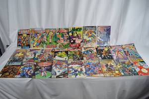 lot 141 image: Lot of DC And Marvel Comic Books