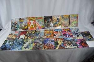 lot 153 image: Dc And Marvel Comic Books.