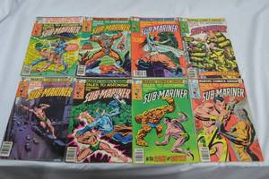 lot 161 image: Lot Of 8 Sub-Mariner Comic Books