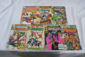 lot 163 image: Marvel Avengers Comic Books