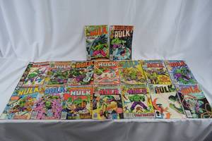 lot 164 image: Hulk Marvel Comic Books